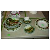 17-pcs Farberware stoneware "Country Life" dinner