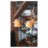 Hanging chandelier, 25" long