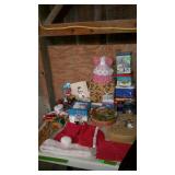 Christmas decor - hats, tins, gingerbread