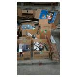 Skid lot, includes door hinges, PVC pipe fittings