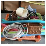 Skid lot, includes pool noodles, baskets