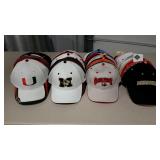 College hats, 48 total, various schools