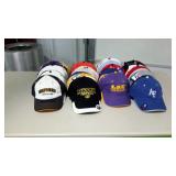 College hats, 48 total, various schools,