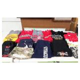 College wear, pants, shorts, tees, athletic