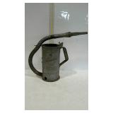 Oil fill can with flex spout, marked Huffman