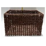 Woven style decorative basket. From model home.