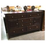 Six drawer dresser 66 by 19 by 42
