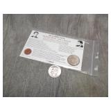 1964 Silver Kenned & UNC 1955 Silver Franklin .50c