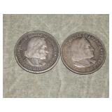 1892 & 1893 Columbian Expo Half Dollars SILVER