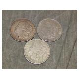 1921 P,D,S Morgan SILVER Dollars