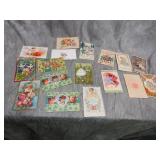 1907 & UP Antique Estate Valentines day Postcards