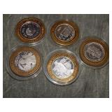 5 Casino SILVER Strikes .999 SILVER