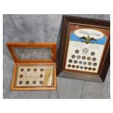 Collector Sets Indian Head Cents & War time coins