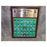 1985 KC Royals World Series champs Plaque