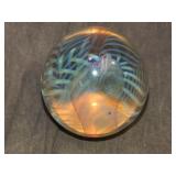 Eickholt Iridescent SIGNED Paperweight