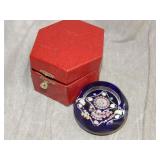 1979 Perthshire Faceted Paperweight w/ Box