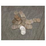 50 Roosevelt SILVER Dimes 1964 & Earlier