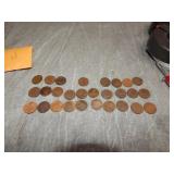 28 Indian Head Cents ALL Different !!!!
