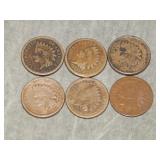 1860 thru 1865 Indian Head Cents BETTER DATES