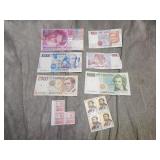 Swiss & Italian Paper money & stamps