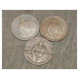 3 1982 S Washington SILVER Half Dollars
