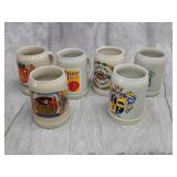 Group of Vintage German Steins