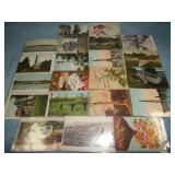 (21) Various Antique Postcards
