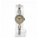 Antique Rolex Deco Ladies Watch 14K White Gold