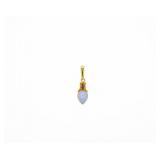 18K Sajen Chalcedony & Tanzanite Designer Pendant