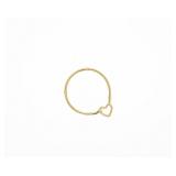 14k Yellow Gold Pandora Heart Twist Bracelet