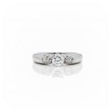 Van Cleef & Arpels PT950 Diamond Engagement Ring
