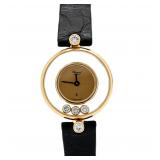 Chopard 18k G3957 Happy Diamonds Floating Watch