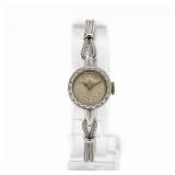 Antique Rolex Deco Ladies Watch 14K White Gold