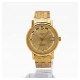 Vintage 18kt Yellow Gold Longines Conquest Watch