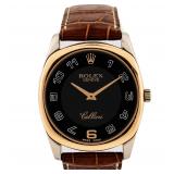 Rolex Cellini 4233 18kt 2 Tone Gold Manual Watch
