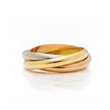 Cartier 18kt Size 69 Trinity Rolling Ring Band