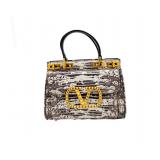 Valentino VLOGO Genuine Python Top Handle Bag