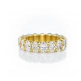 18kt Gold 5.40 ctw Oval Diamond Eternity Band