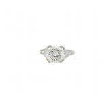 Platinum 5.15 ctw Three Diamond Engagement Ring