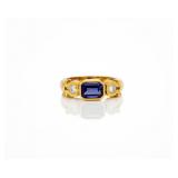 Charles Turi Tanzanite Diamond Designer Ring