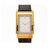 Dunhill Homme Rectangulaire D-Type 18kt Gold Watch
