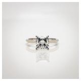 14kt Gold 2 Carat Cushion Diamond Engagement Ring