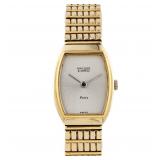 Van Cleef & Arpels D3401G4 18kt Gold Tonneau Watch