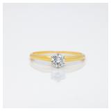 Vintage Tiffany & Co 18kt Diamond Engagement Ring