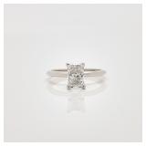 14kt Gold 1.07 Ct. Radiant Diamond Engagement Ring