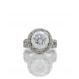 14kt White Gold 5.50 ctw Diamond Engagement Ring