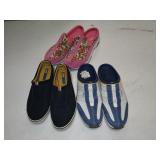 2 pr sz 8 shoes and a sz 9 pink shoes