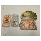 4 vintage needle packs, great graphics.