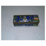 Vintage enameled brass trinket box 4.5 x 1 3/4