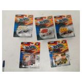 5 Hot Wheels cars mint in package 2000 NASCAR.
